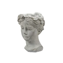 Kaspó női fej 13x15x22 cm