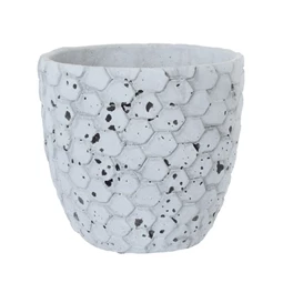 Kaspó hatszög mintával 18x16,5 cm