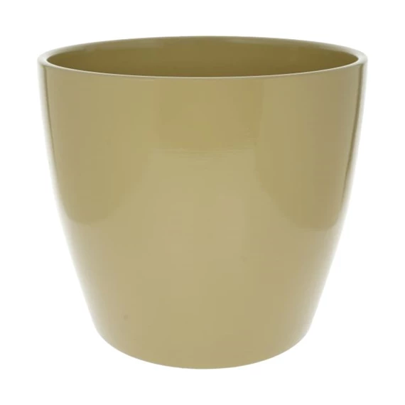 Kaspó kerek, mázas 20x20x18 cm