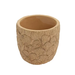 Kaspó levél mintával 10,8x10,8x10,3 cm