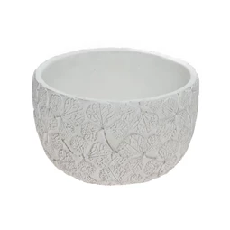 Kaspó levél mintával 16,8x16,8x9,8 cm