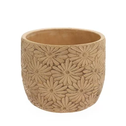 Kaspó margaréta mintával 16,8x16,8x14,8 cm