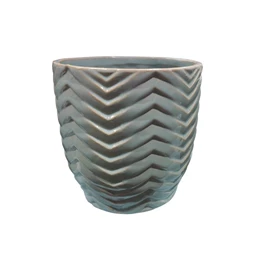 Kaspó mintás 16x16x15,5 cm