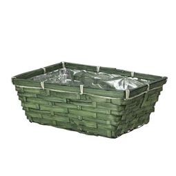 Kosár ültethető, négyszögletes 25x18x10 cm