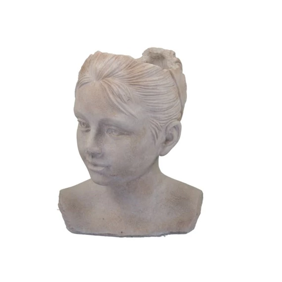 Kaspó női fej 18x15x23 cm