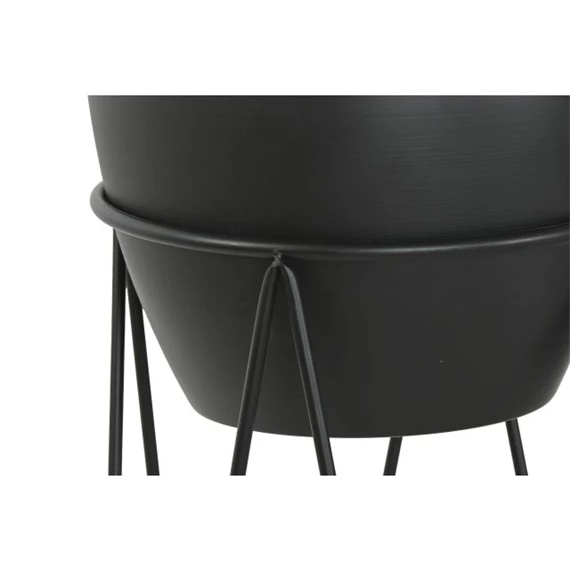 Kaspó szett állvánnyal 38x38x80 cm S/3