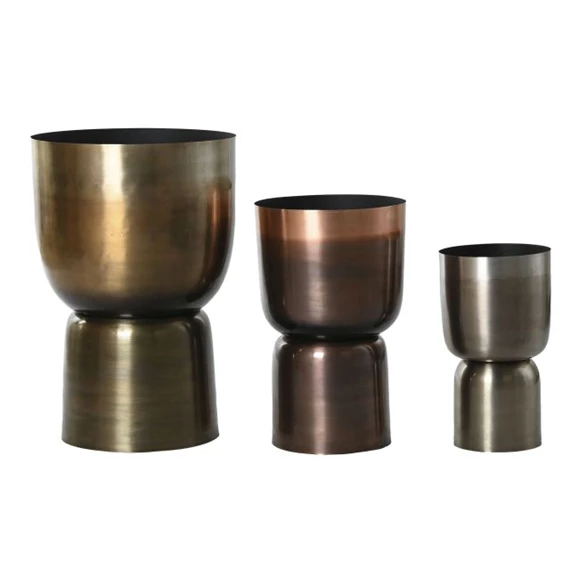 Kaspó szett 40x40x62 cm S/3