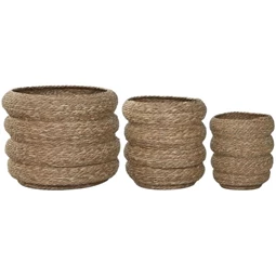 Kaspó szett 42x42x39 cm S/3