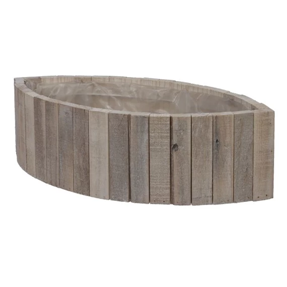 Kaspó ültethető, csónak alakú 39x19,5x11 cm