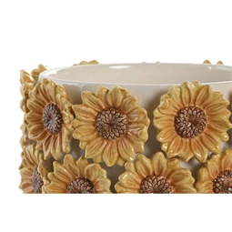 Kaspó virágokkal 18x18x16 cm