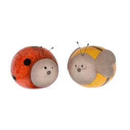 Katica, méhecske dekor 17x15x12,5 cm 2 féle