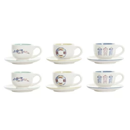 Kávés készlet 23x20x20 cm 180 ml S/6