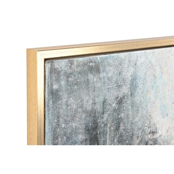 Kép absztrakt, kézzel festett 131x4x131 cm