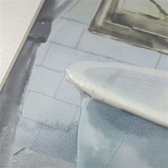 Kép fürdőszoba keretes 32x2,5x32 cm 2 féle