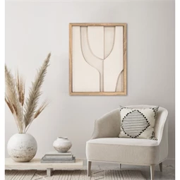 Kép keretes, LED-es 3D-s 40x3,8x50 cm 2 féle