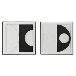 Kép keretes, absztrakt 3D 60x6,5x60 cm 2 féle