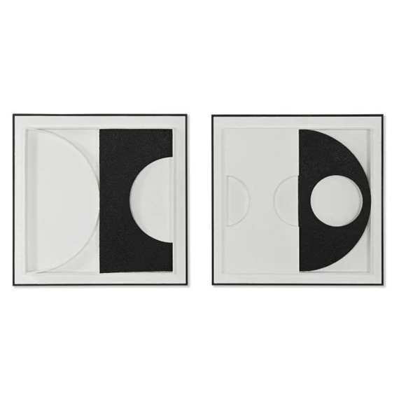 Kép keretes, absztrakt 3D 60x6,5x60 cm 2 féle