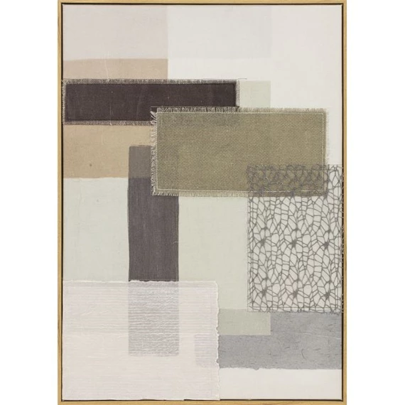 Kép keretes, absztrakt 3D-s 50x3,2x70 cm 2 féle