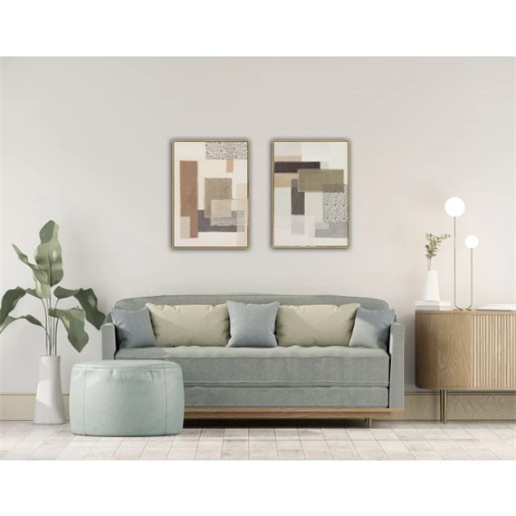 Kép keretes, absztrakt 3D-s 50x3,2x70 cm 2 féle