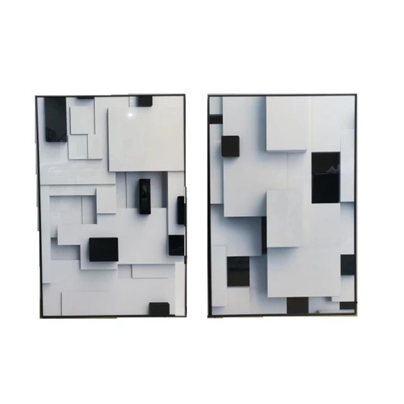 Kép keretes, absztrakt 80x3,5x120 cm 2 féle