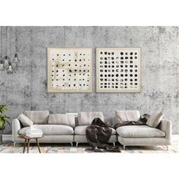 Kép keretes, absztrakt 102x3,2x102 cm 2 féle