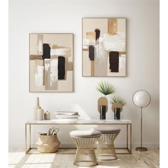 Kép keretes, absztrakt 92x3,8x122 cm 2 féle