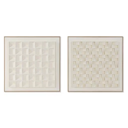 Kép keretes, geometrikus 3D 60x7x60 cm 2 féle