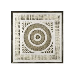 Kép keretes, körök 90x4x90 cm