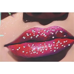 Kép keretes, nő 82x4x82 cm 2 féle