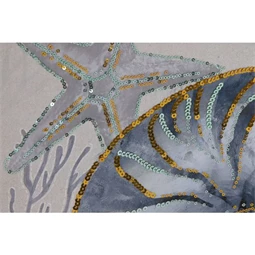 Kép keretes, tengeri, flitteres 40x3x40 cm 2 féle