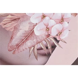 Kép lány virággal 50x3,5x70 cm 2 féle