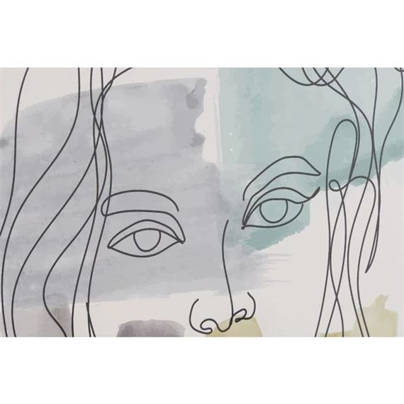 Kép nő keretes 40x3x60 cm 6 féle