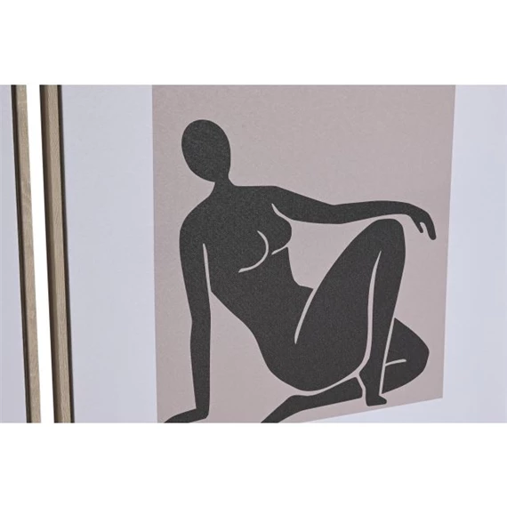 Kép nő, keretes 45x2,5x60 cm 4 féle