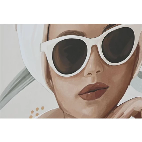 Kép nő keretes 82x3,5x122 cm 2 féle