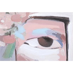 Kép nő virágos 80x3,7x100 cm 2 féle