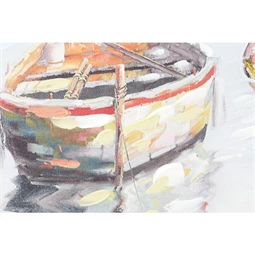 Kép hajók a strandon 120x3x60 cm 2 féle