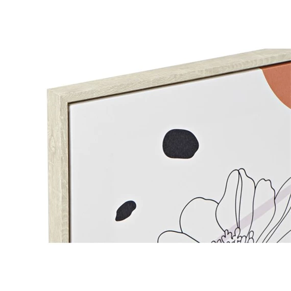 Kép virág, absztrakt 40x2,5x50 cm 4 féle