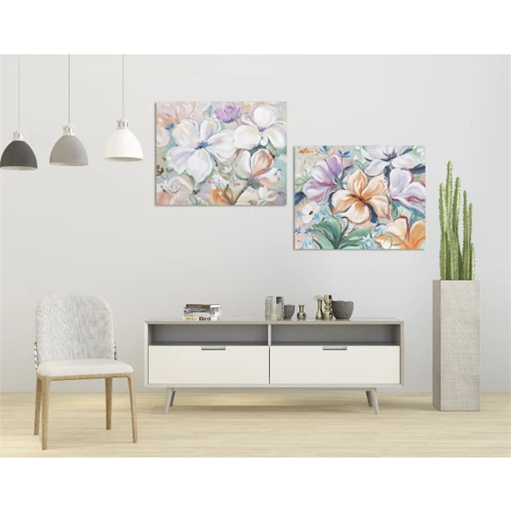 Kép virágok 100x3,7x80 cm 2 féle