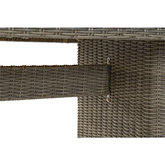 Kerti garnitúra szett 200x100x75 cm S/7