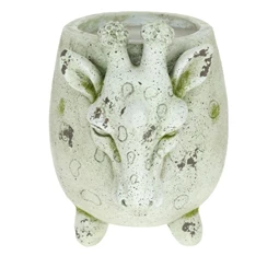 Kerti kaspó ültethető, mohás, zsiráf 25x22x28 cm