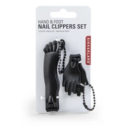 Kéz és láb formájú körömcsipesz szett