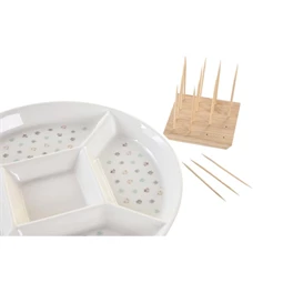 Kínáló előételhez 23,5x23,5x3 cm