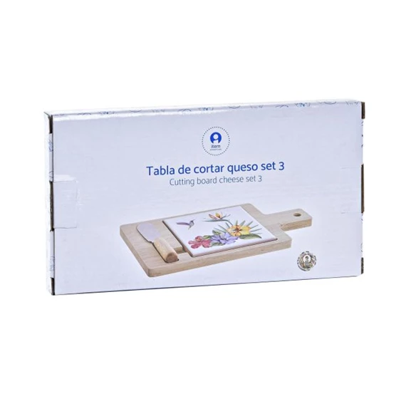 Kínáló szett előételhez 21,5x11,8x1,5 cm S/3