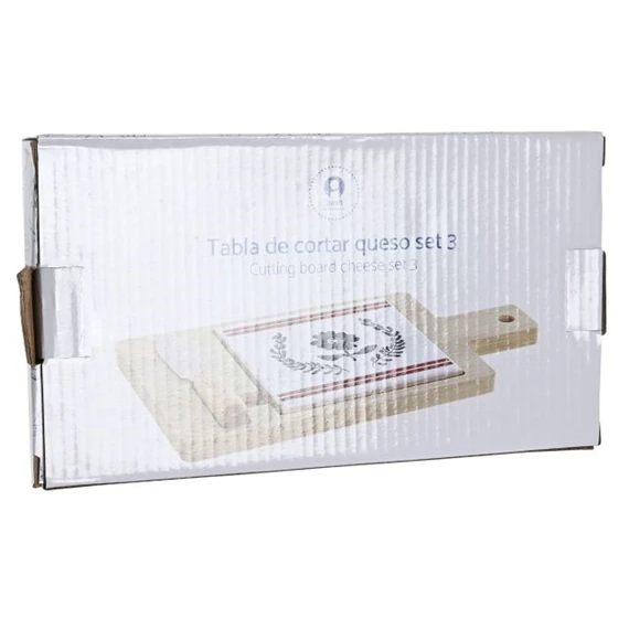 Kínáló szett előételhez 21,5x11,8x1,5 cm S/3