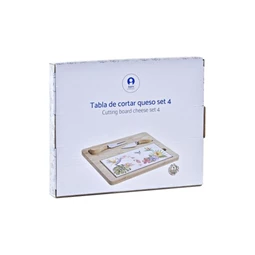 Kínáló szett előételhez 24,5x20x1,2 cm S/4