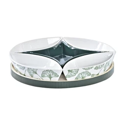 Kínáló szett előételhez 22x22x1 cm S/6