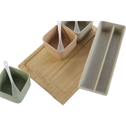 Kínáló szett előételhez 26x9x4 cm S/8