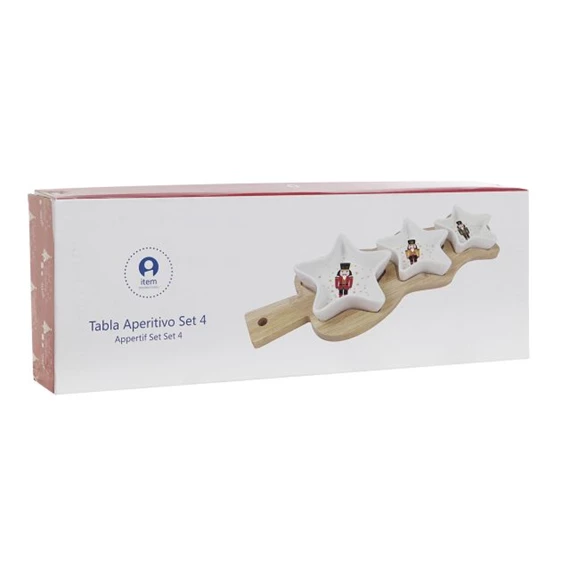 Kínáló szett 25,5x12x1 cm S/4