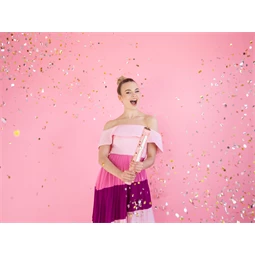 Konfetti ágyú körökkel 60 cm