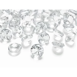 Konfetti gyémánt 20 mm színtelen S/10